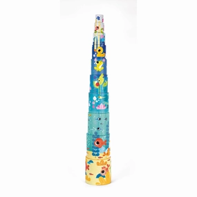 Janod Pond Life Round Stacking Pyramid
