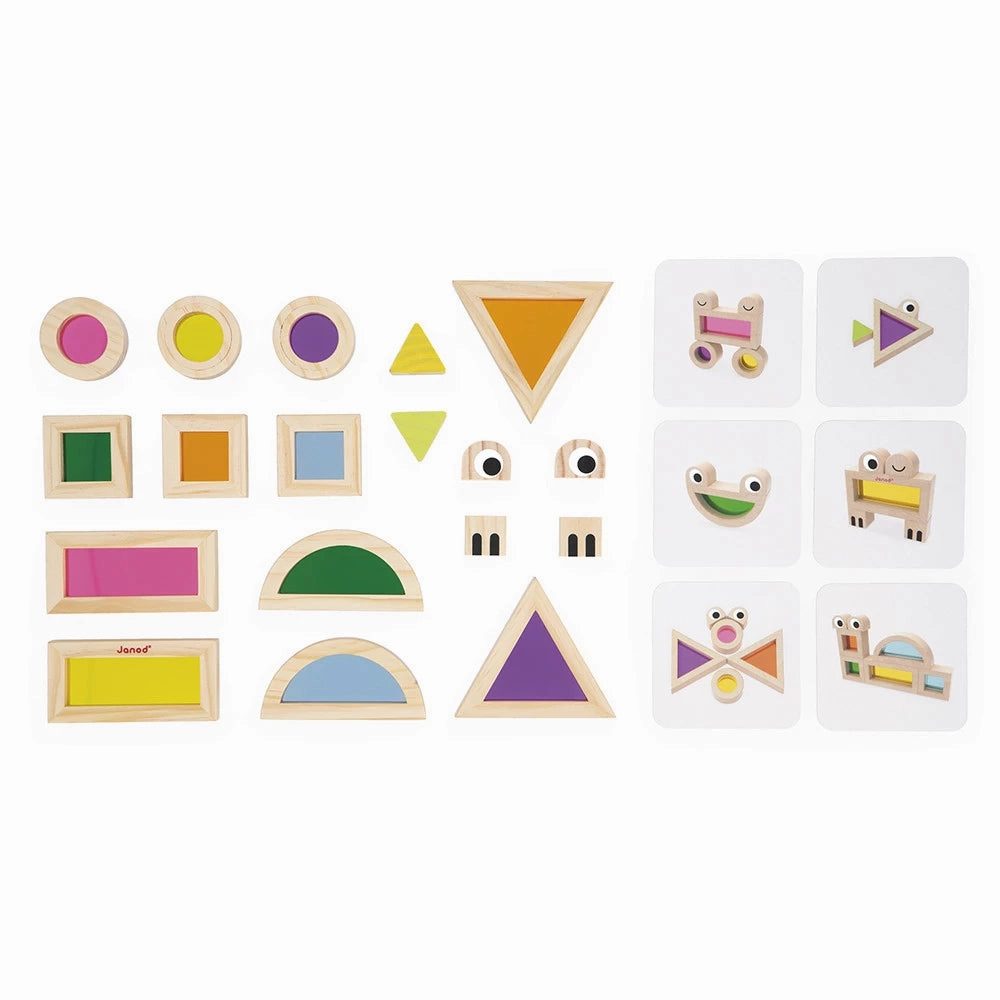 Janod Sensory - Translucent Blocks