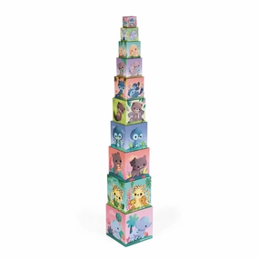 Janod Ultra-Cute Animals Square Stacking
