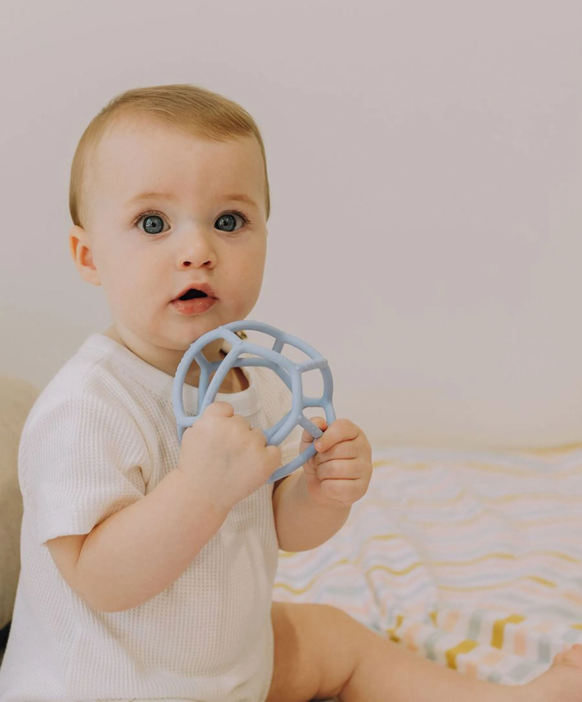 Jellystone Designs Sensory Ball  Soft Blue