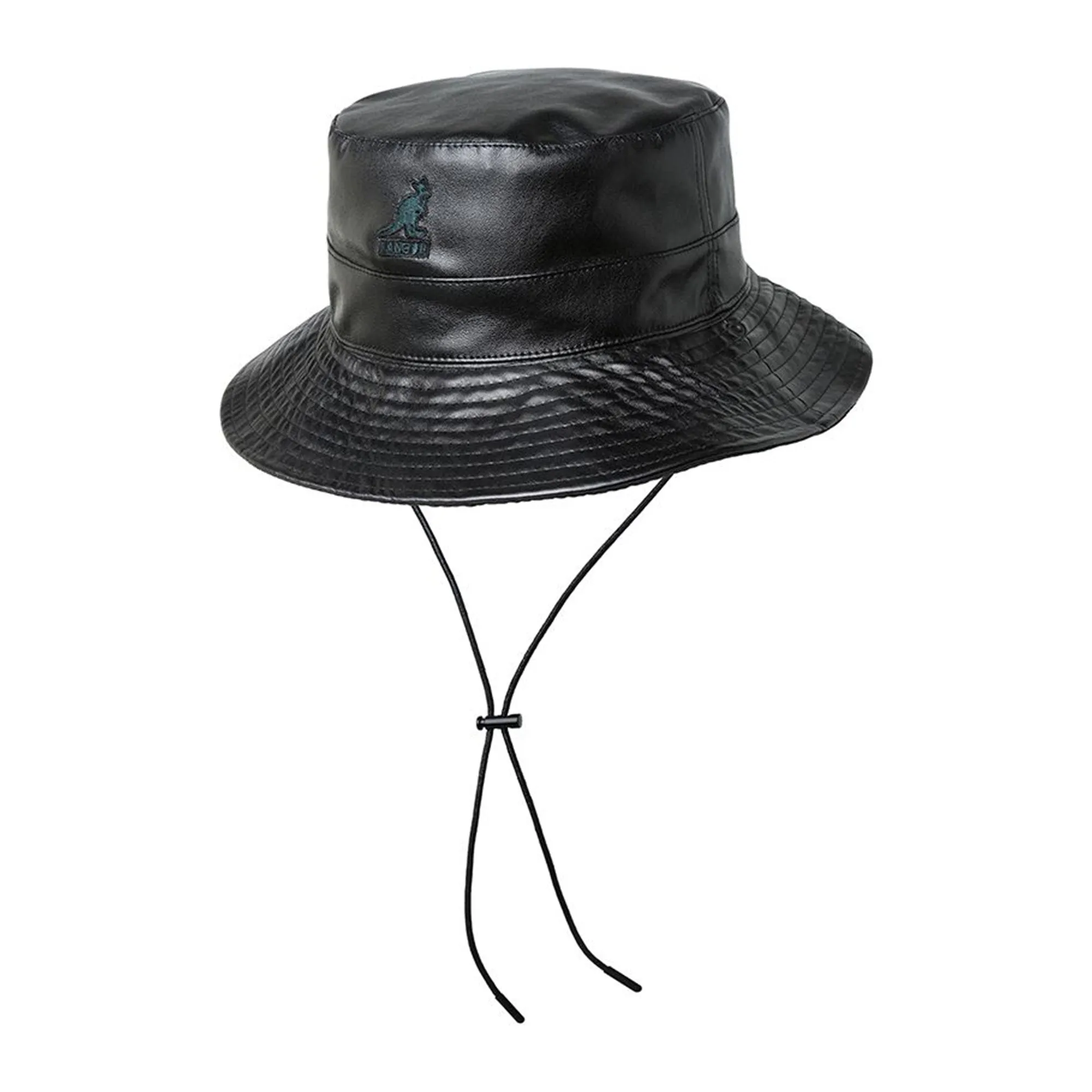 Kangol Hats Kangol Faux Leather Bucket Hat Reversible