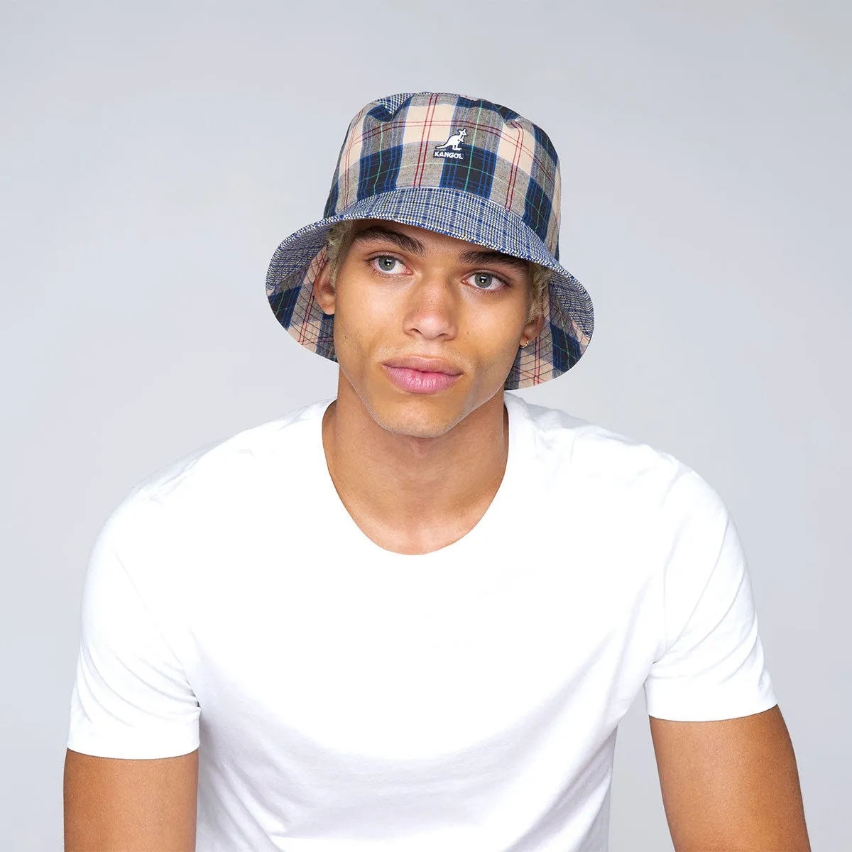 Kangol Hats Kangol Plaid Mash-Up Plaid Bucket Hat