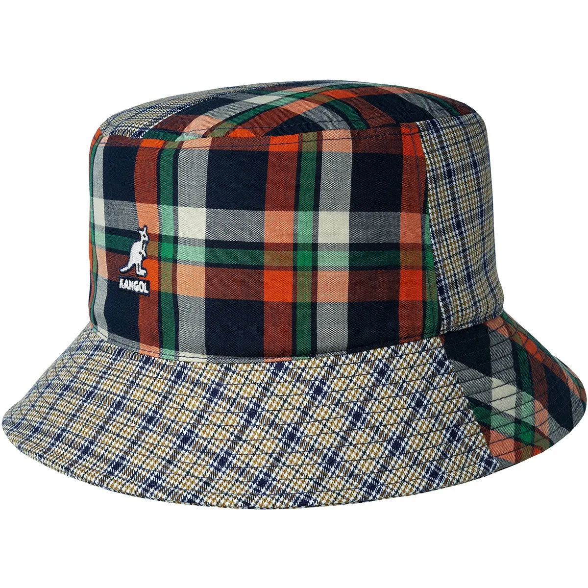 Kangol Hats Kangol Plaid Mash-Up Plaid Bucket Hat