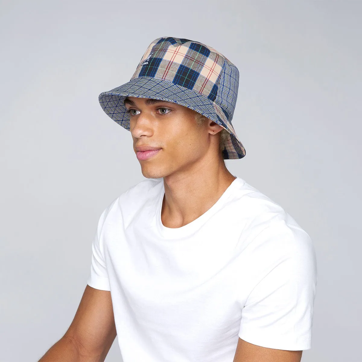 Kangol Hats Kangol Plaid Mash-Up Plaid Bucket Hat