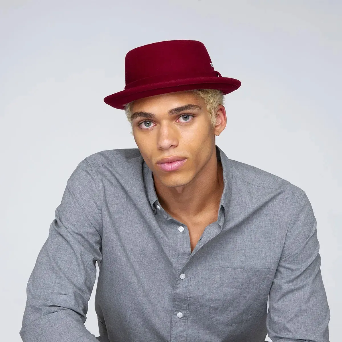Kangol Hats Kangol Polished Pork Pie Wool Felt