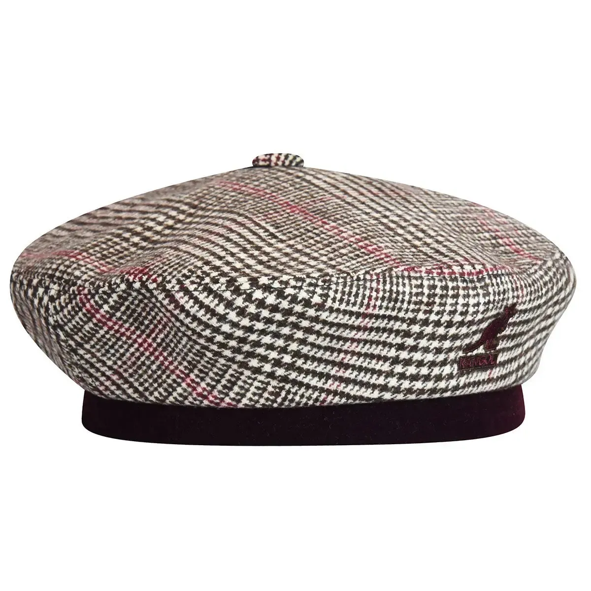 Kangol Hats Kangol Show Your Teeth Houndstooth Patterned Beret
