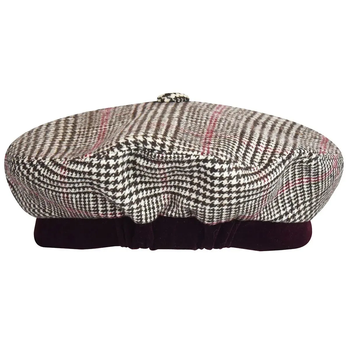 Kangol Hats Kangol Show Your Teeth Houndstooth Patterned Beret