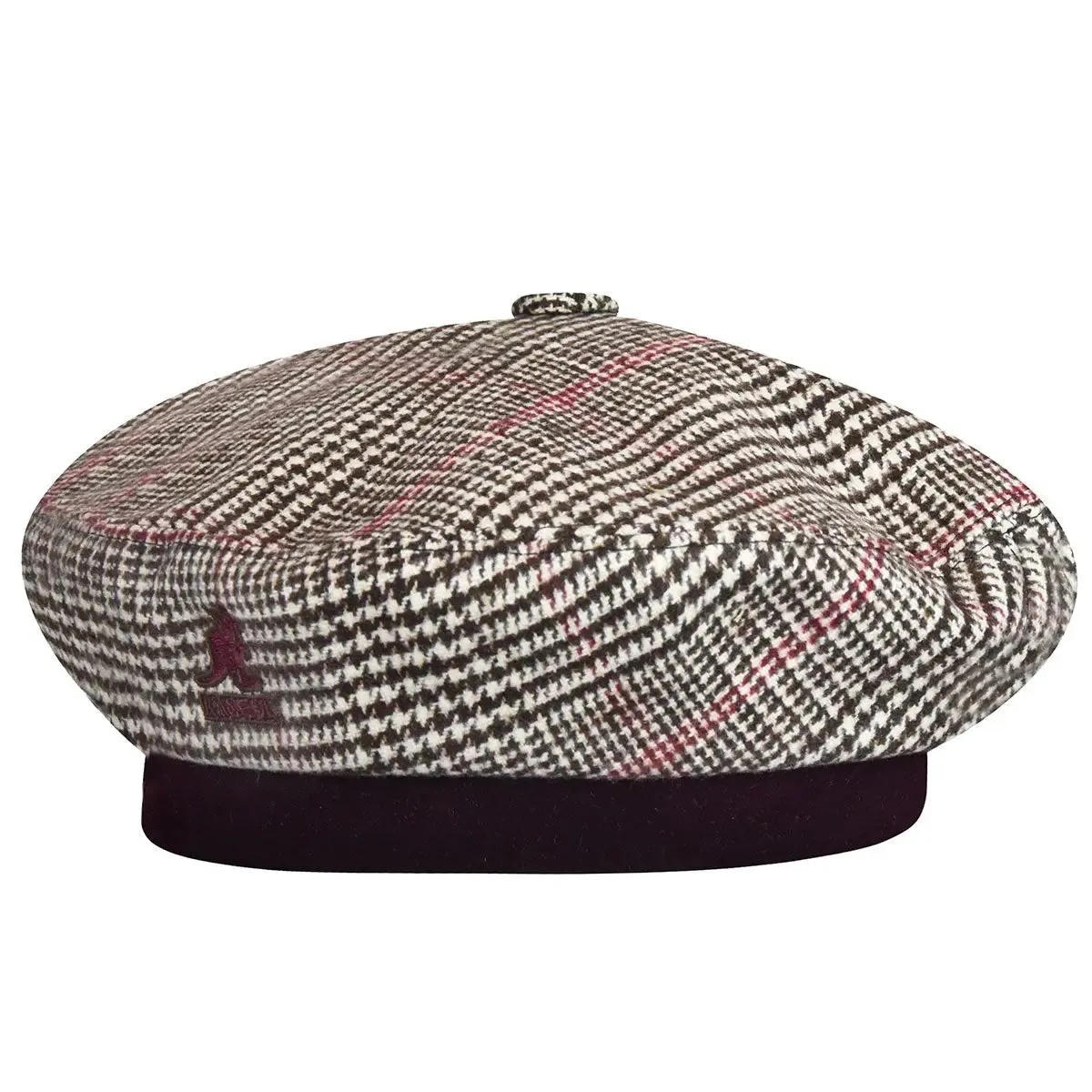 Kangol Hats Kangol Show Your Teeth Houndstooth Patterned Beret