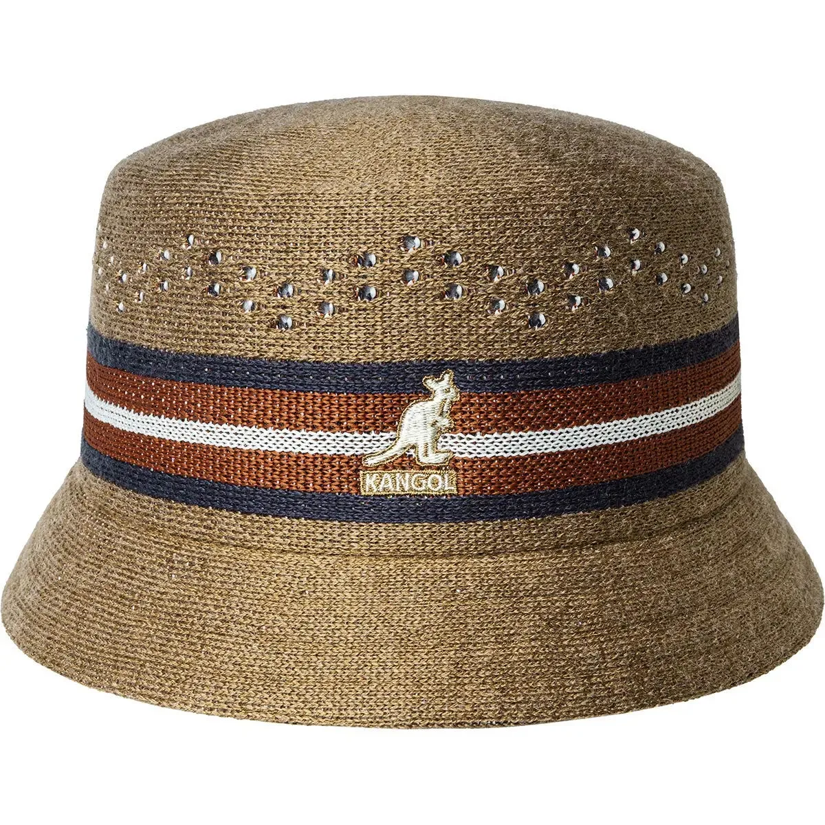 Kangol Hats Kangol Slick Stripe Bin Jacquard Knit Bucket Hat