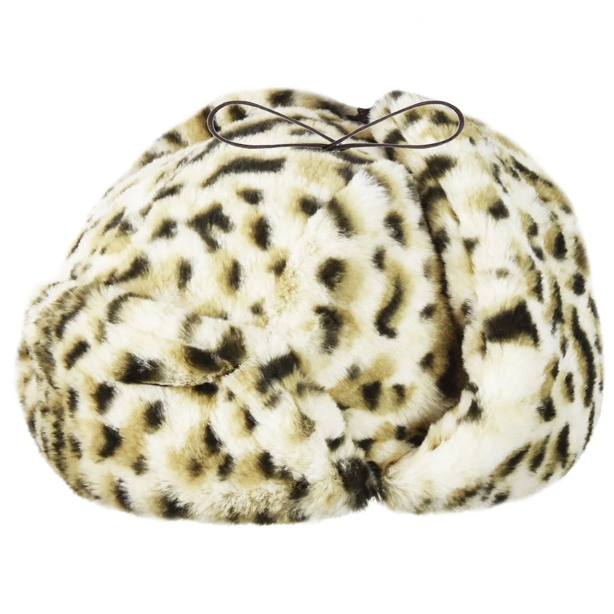Kangol Hats Kangol Snow Leopard Trapper Luxurious Faux Fur