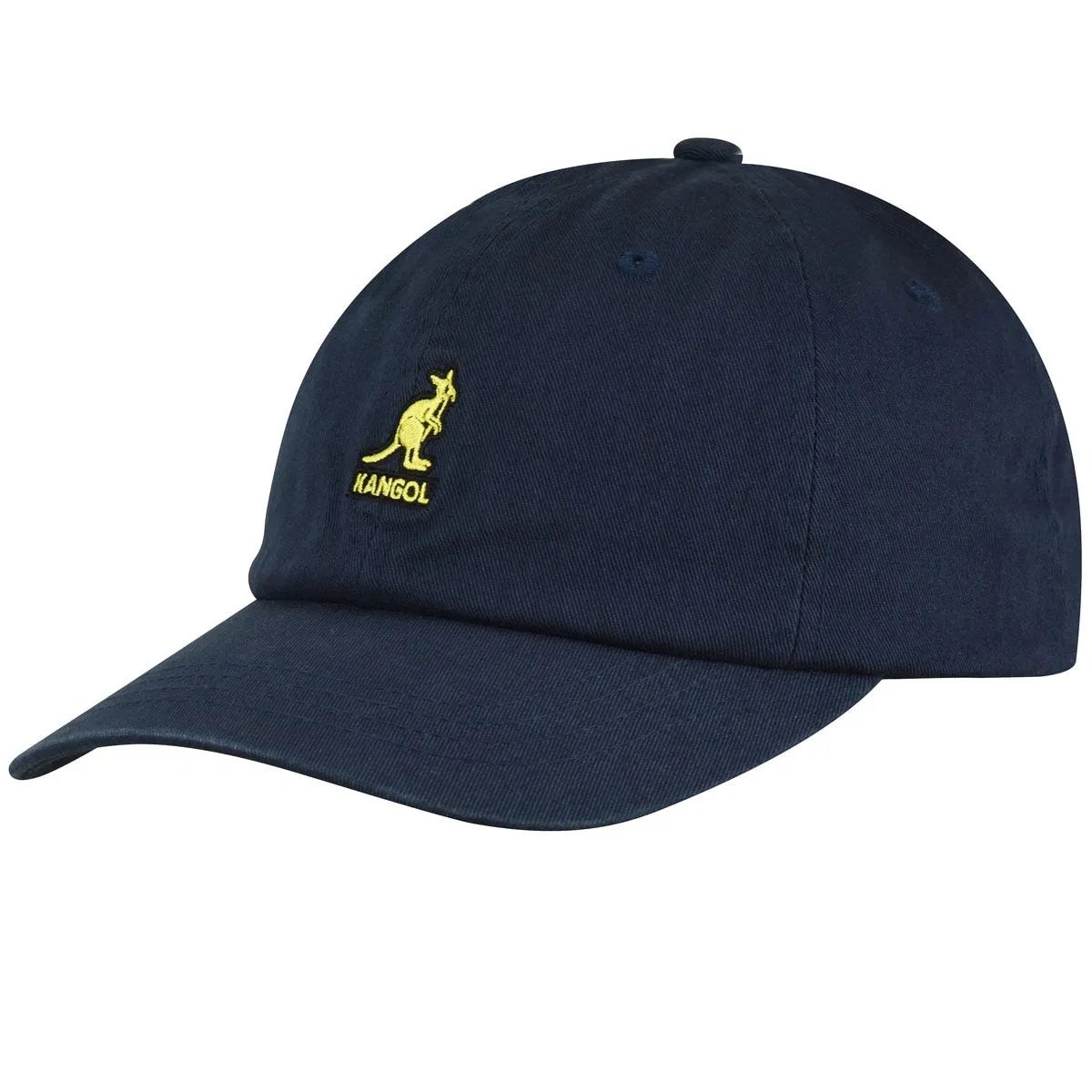 Kangol Hats Kangol Washed Baseball Cap Adjustable Leather Backstrap