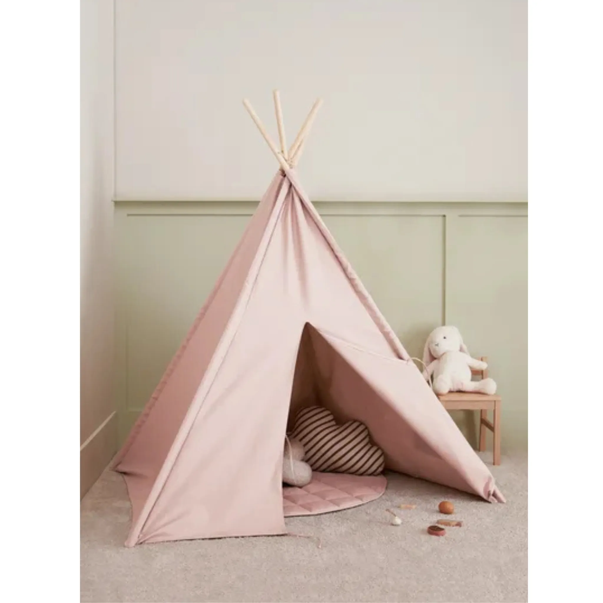 Kids Concept Teepee Tent - Light pink