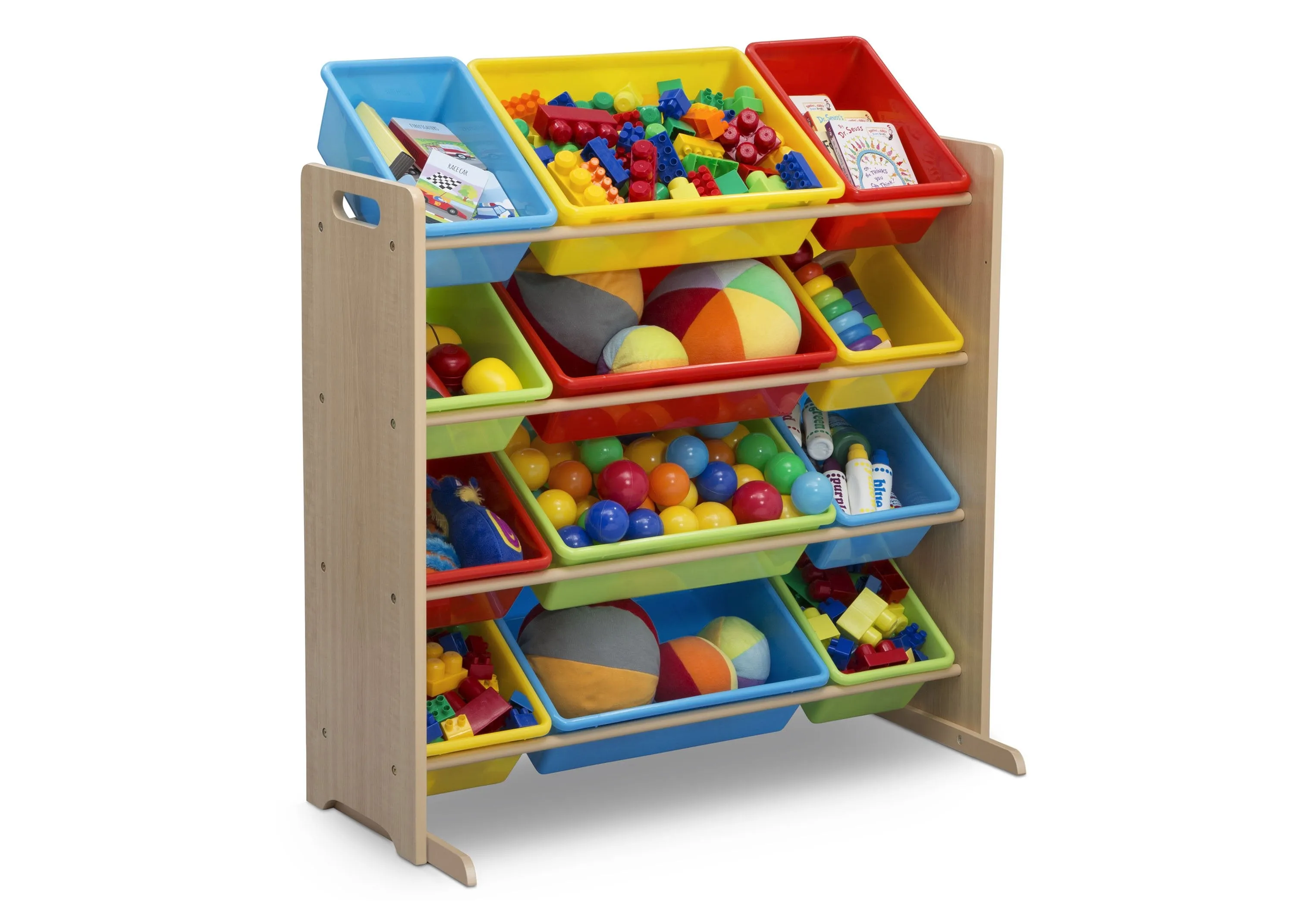 Kids Toy Storage Organizer with 12 Plastic Bins Babykids_Delta Children_Toy Storage & Bookshelves