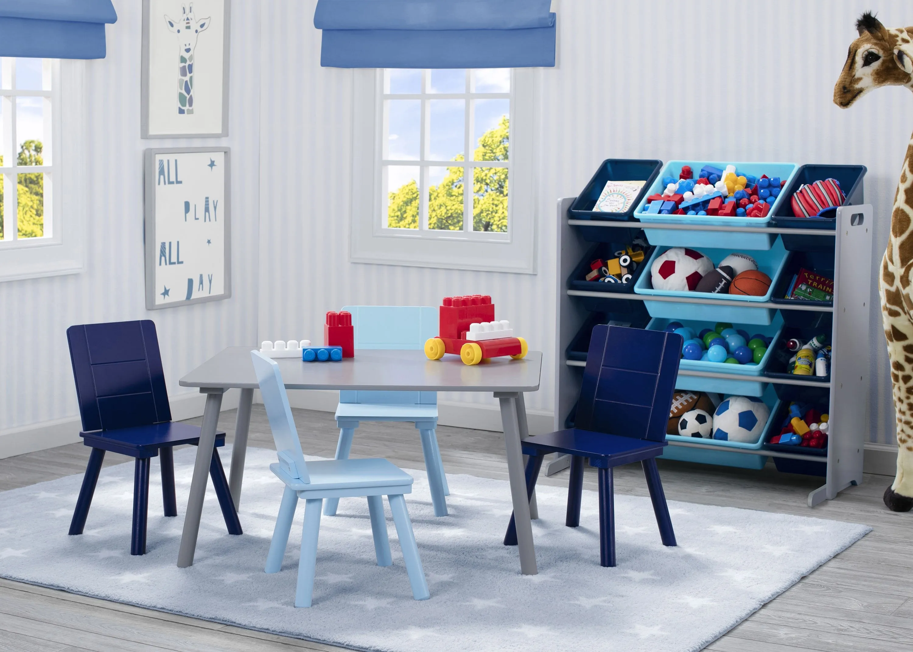 Kids Toy Storage Organizer with 12 Plastic Bins Babykids_Delta Children_Toy Storage & Bookshelves