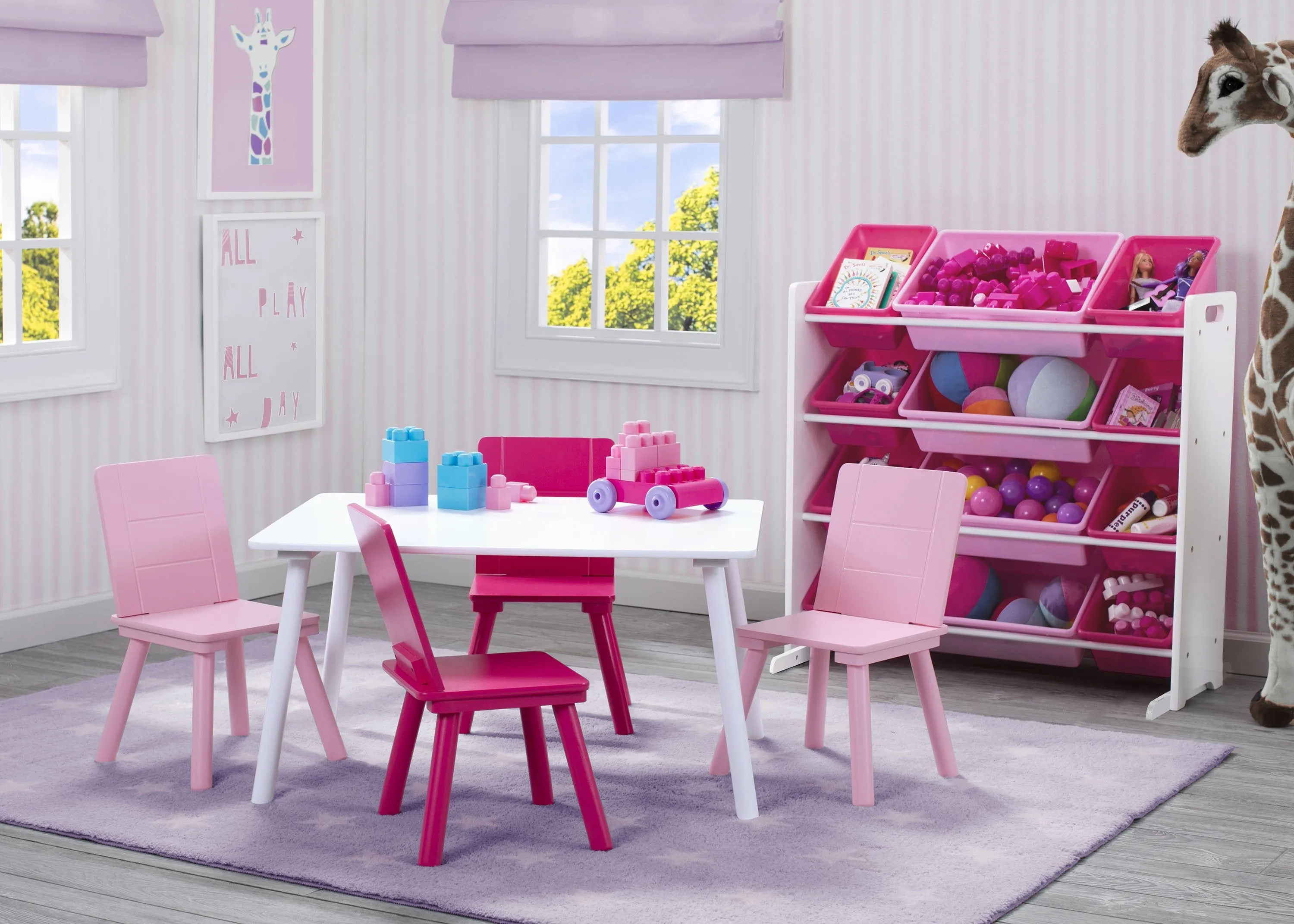 Kids Toy Storage Organizer with 12 Plastic Bins Babykids_Delta Children_Toy Storage & Bookshelves