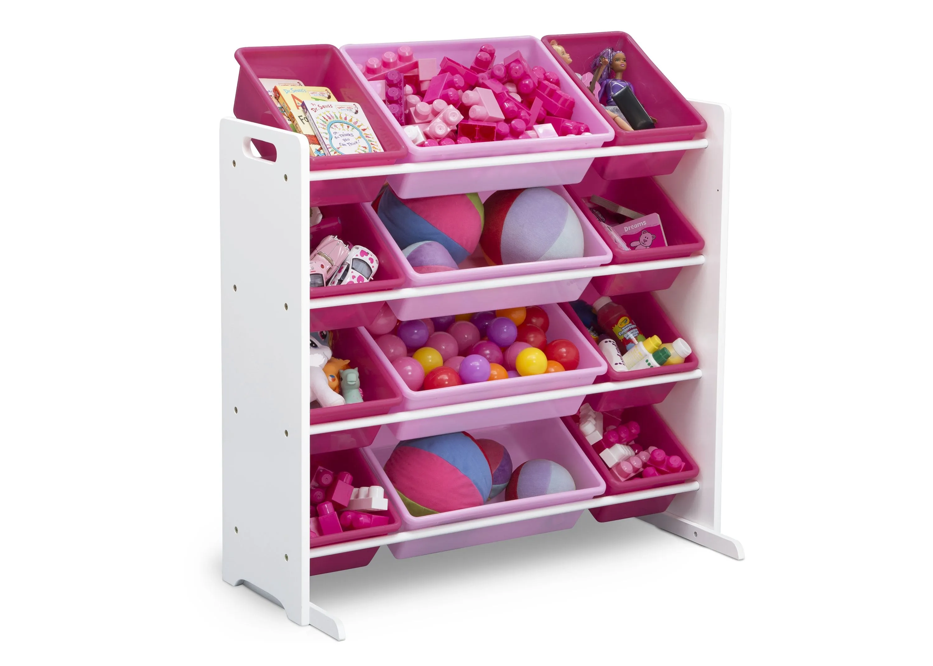 Kids Toy Storage Organizer with 12 Plastic Bins Babykids_Delta Children_Toy Storage & Bookshelves