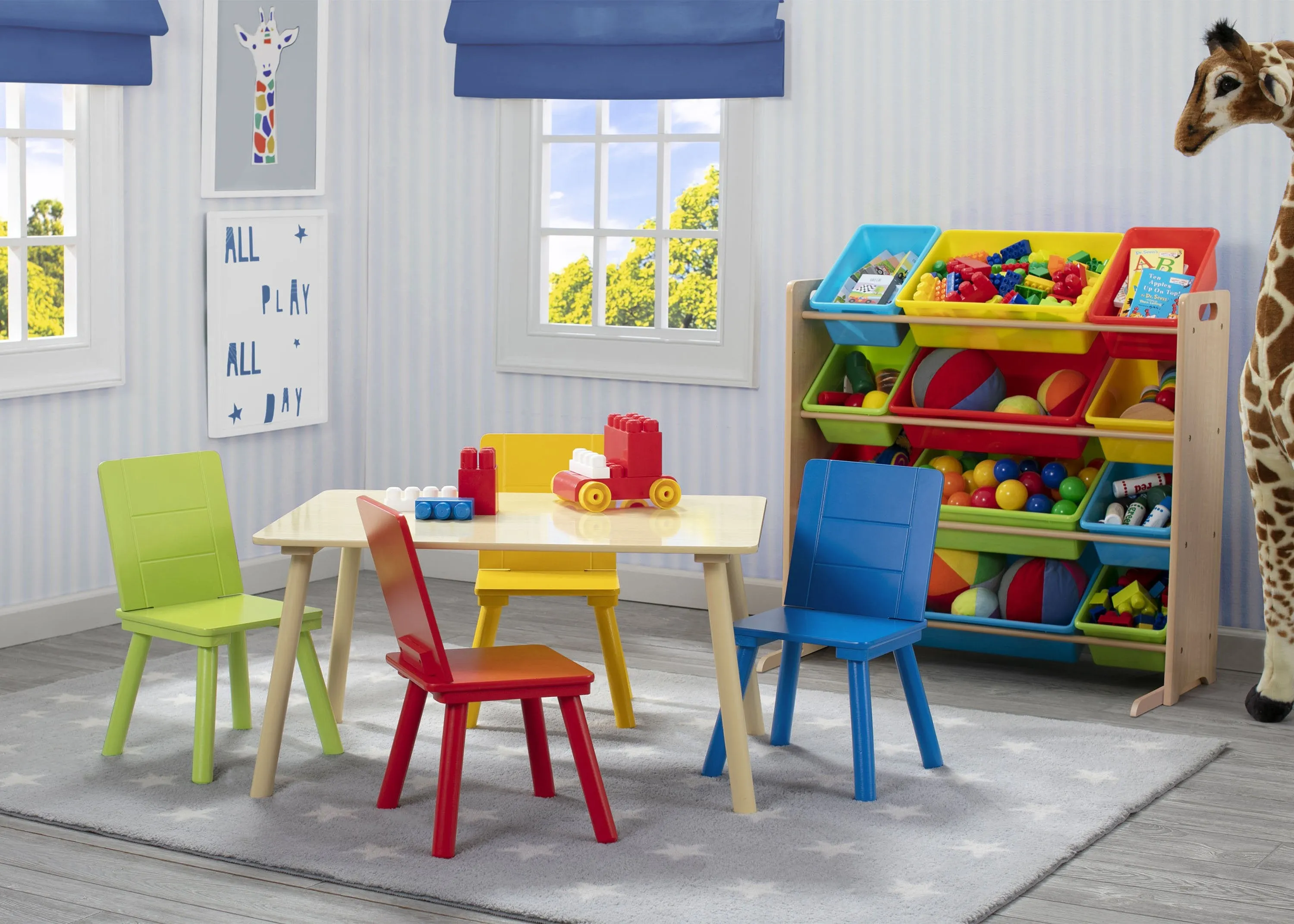 Kids Toy Storage Organizer with 12 Plastic Bins Babykids_Delta Children_Toy Storage & Bookshelves