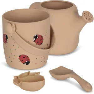 Konges Sljd Beach Set Silicone Ladybug