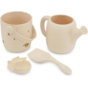Konges Sljd Beach Set Silicone Lemon