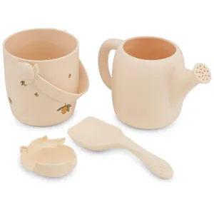 Konges Sljd Beach Set Silicone Lemon