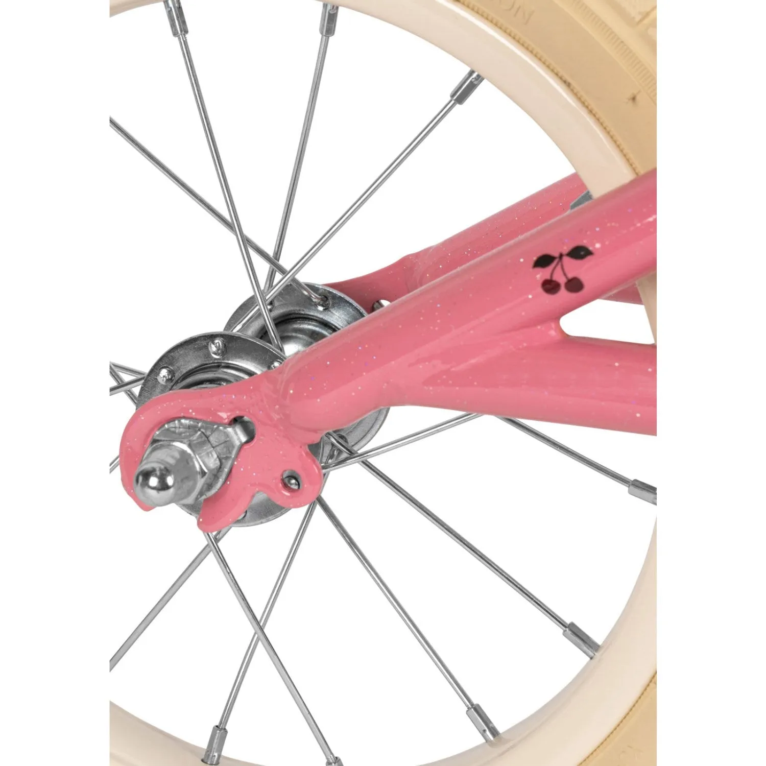 Konges Sljd Cherry Glitter Balance Bicycle Glitter