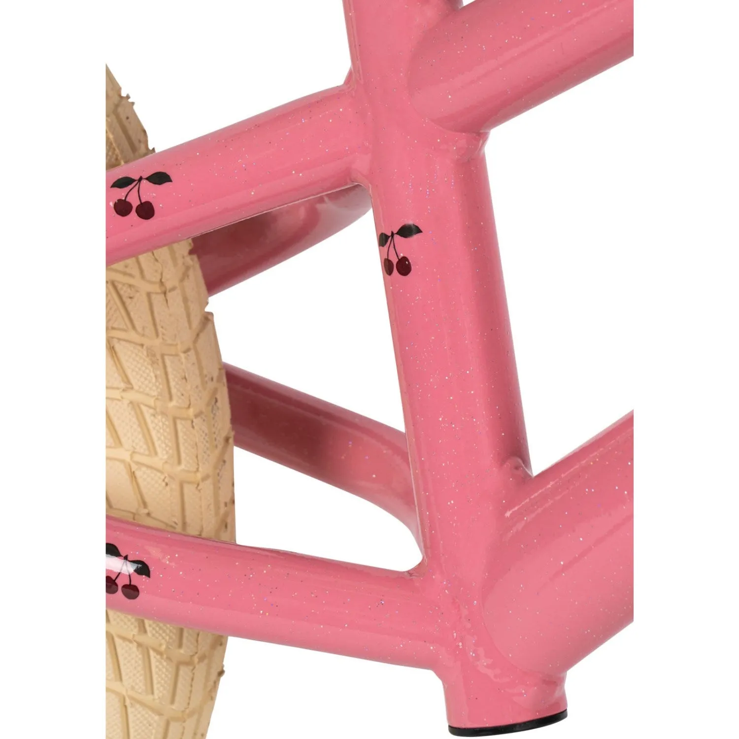 Konges Sljd Cherry Glitter Balance Bicycle Glitter