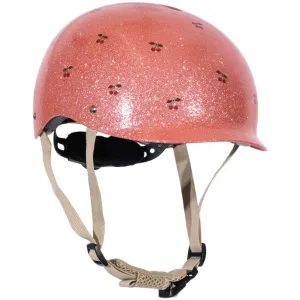 Konges Sljd Cherry Glitter Bicycle Helmet Glitter