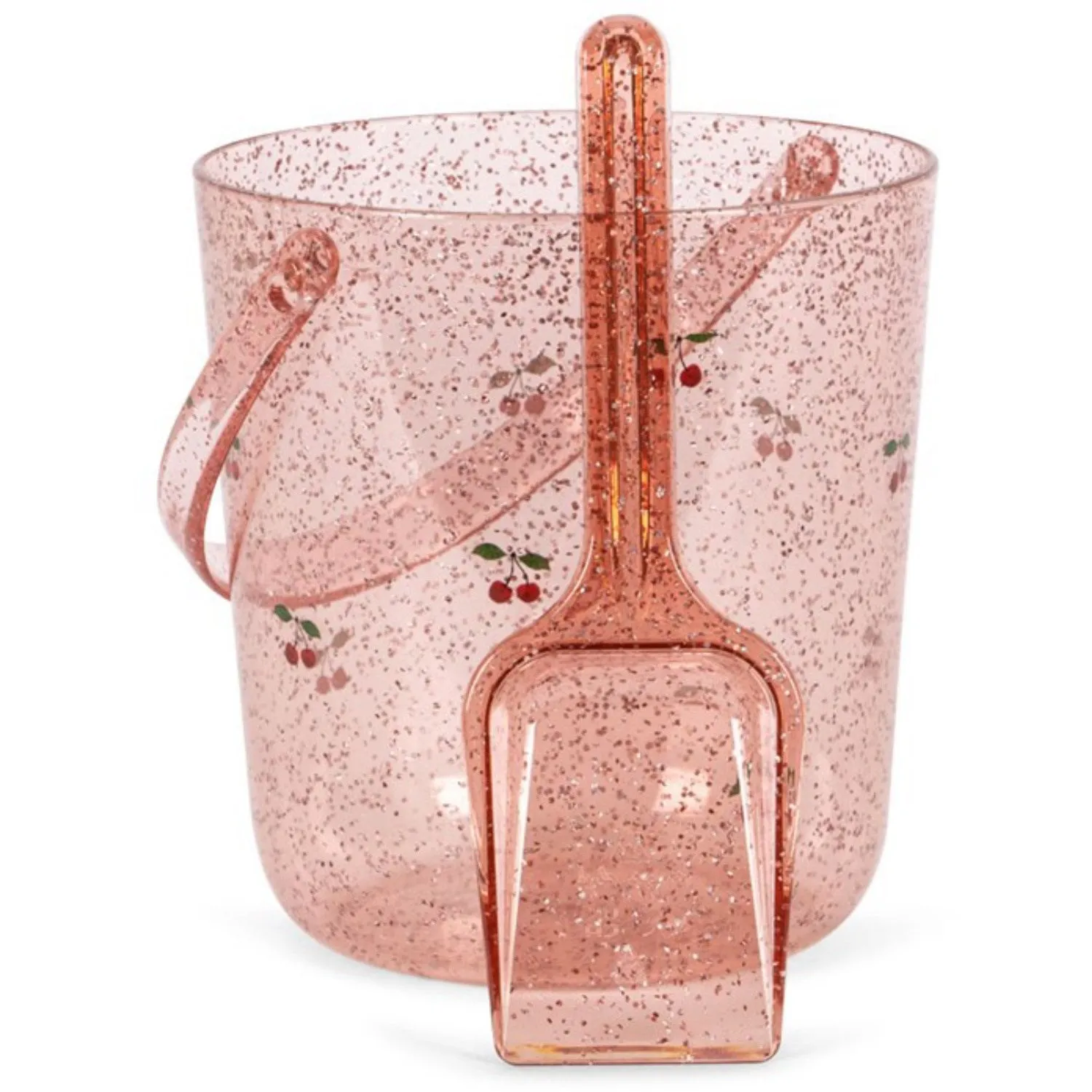 Konges Sljd Cherry Glitter Bucket And Shovel Print