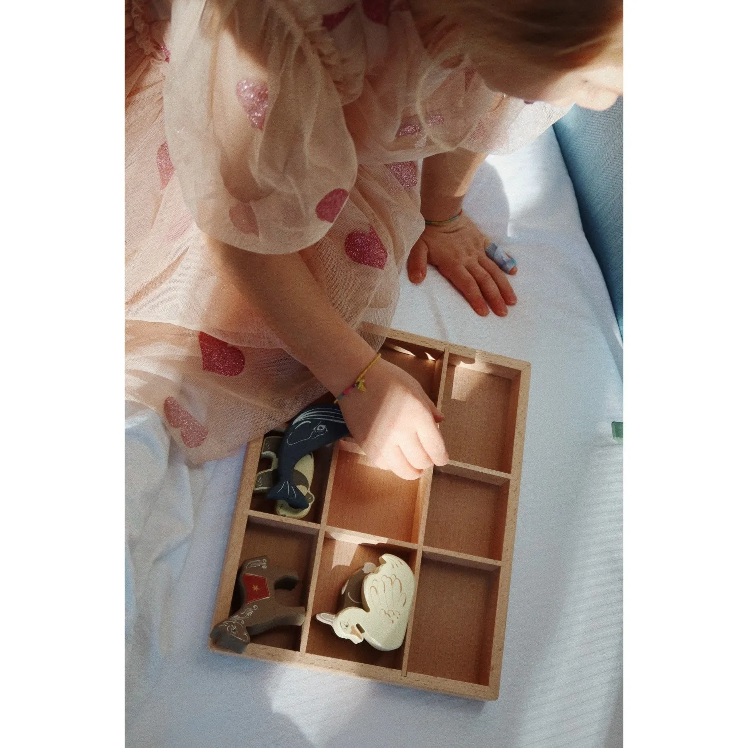 Konges Sljd Multi Wooden Mini Animals Fsc