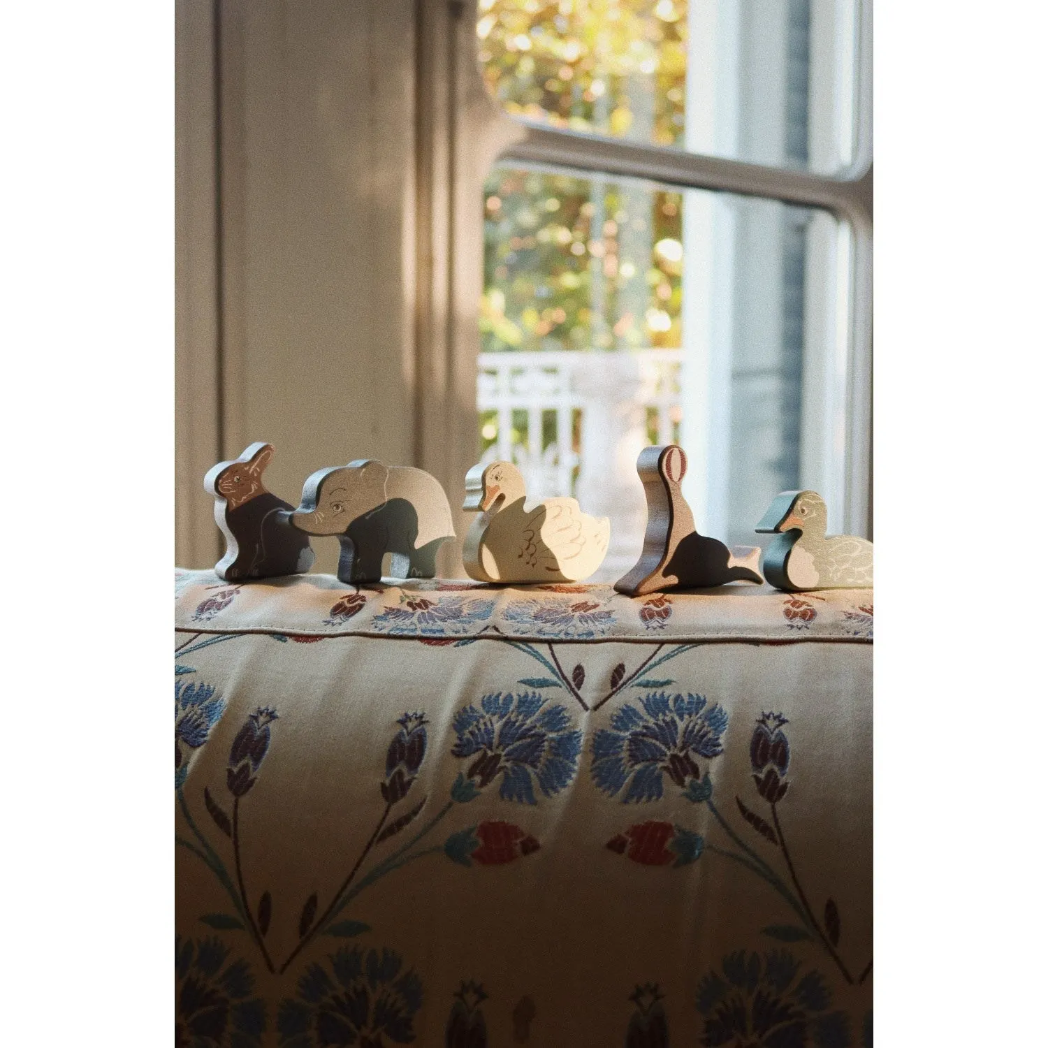 Konges Sljd Multi Wooden Mini Animals Fsc