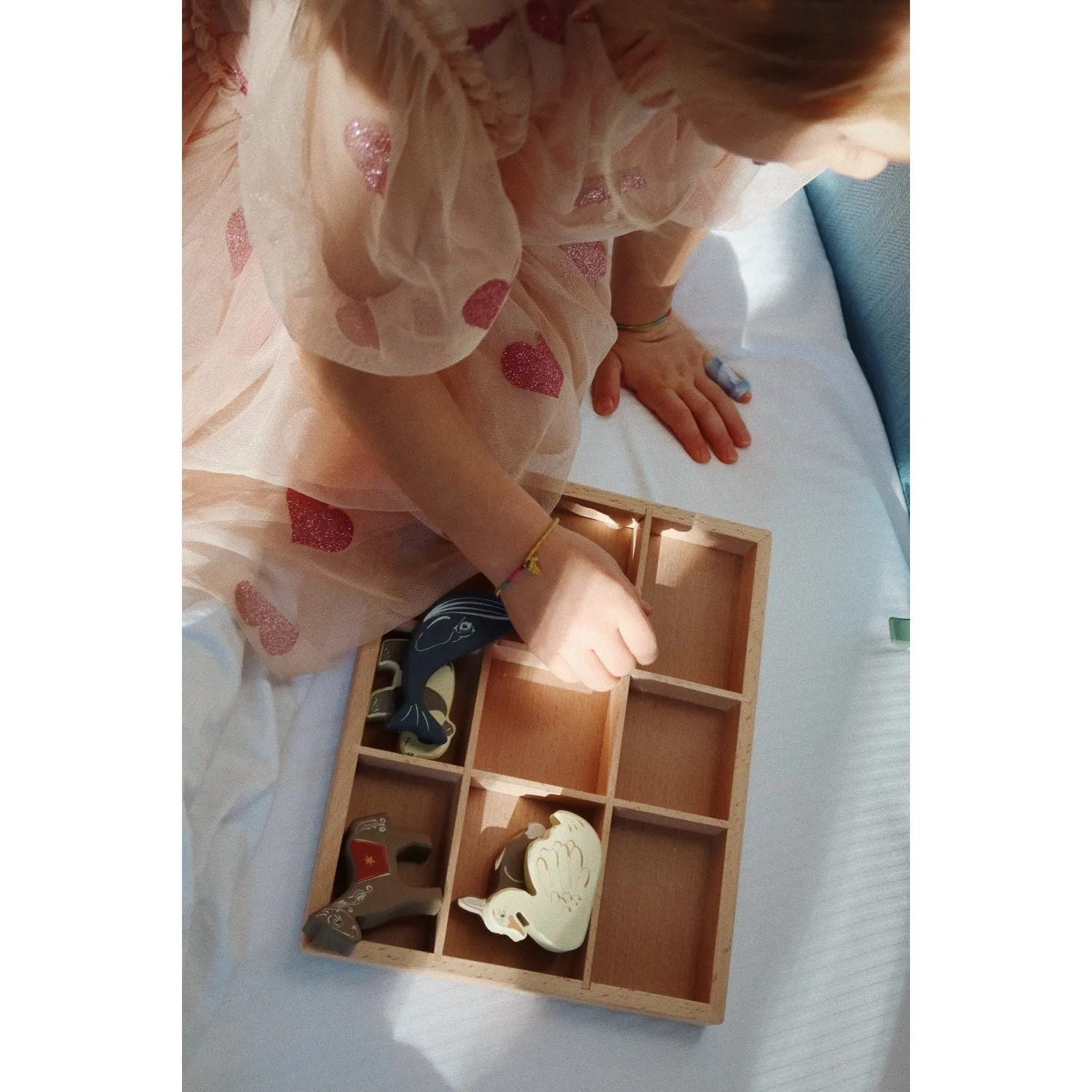 Konges Sljd Multi Wooden Mini Animals Fsc