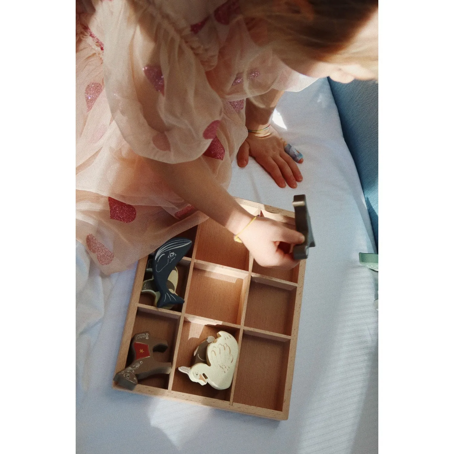 Konges Sljd Multi Wooden Mini Animals Fsc