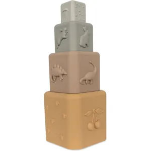 Konges Sljd Shitake Mix Silicone Stacking Tower