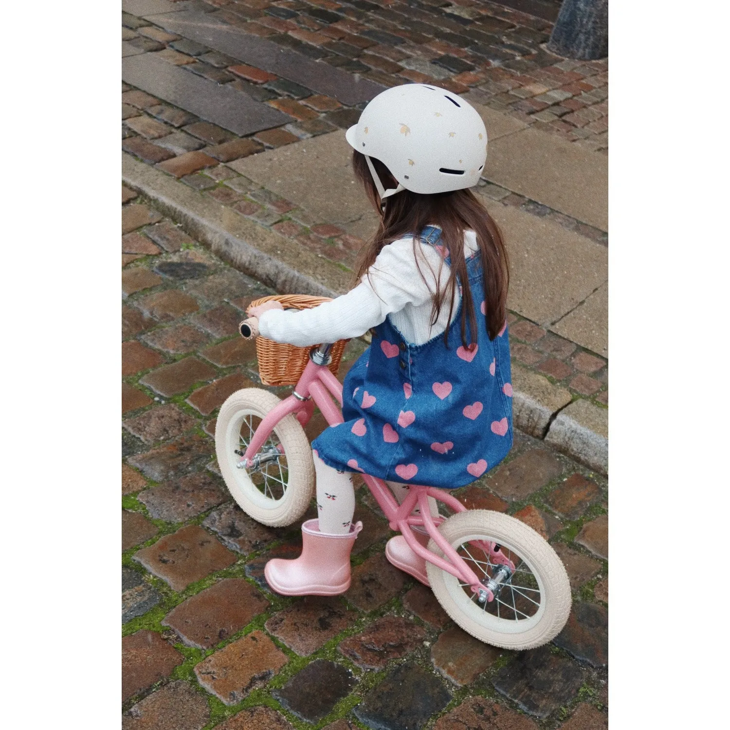 Konges Sljd Sparkling Pink Balance Bicycle Glitter