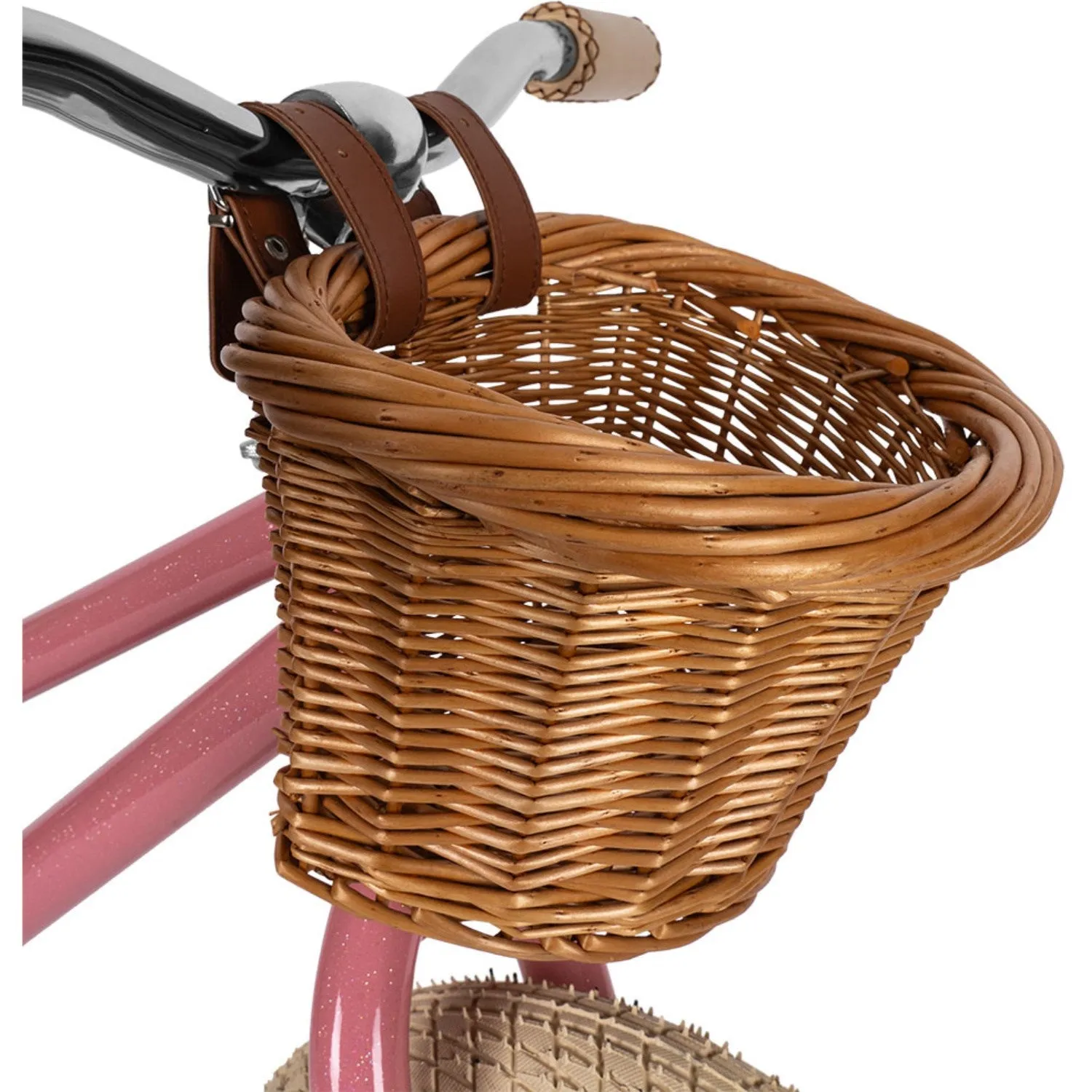 Konges Sljd Sparkling Pink Balance Bicycle Glitter