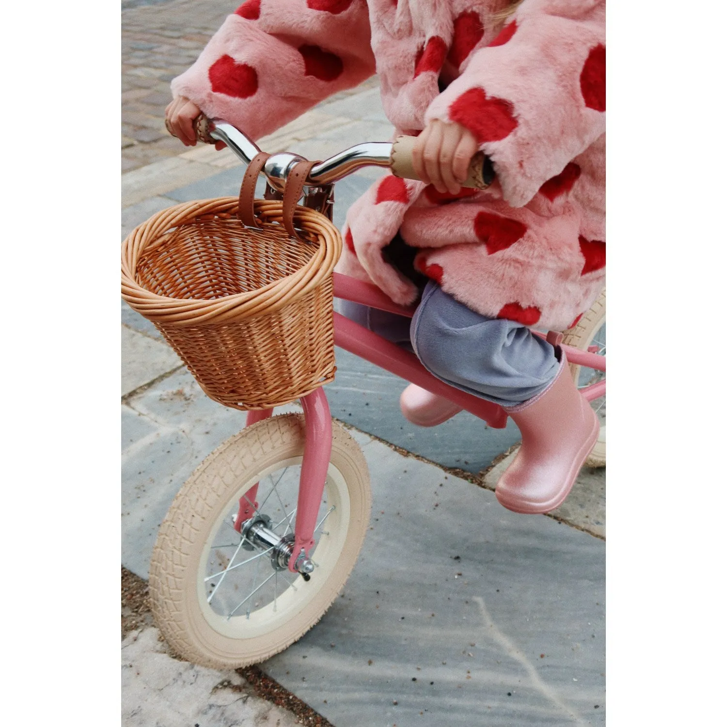 Konges Sljd Sparkling Pink Balance Bicycle Glitter