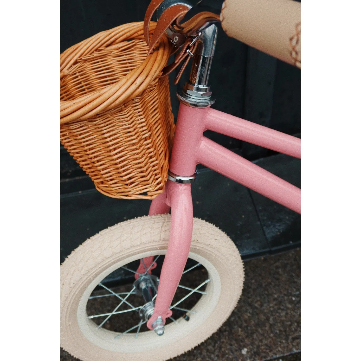 Konges Sljd Sparkling Pink Balance Bicycle Glitter