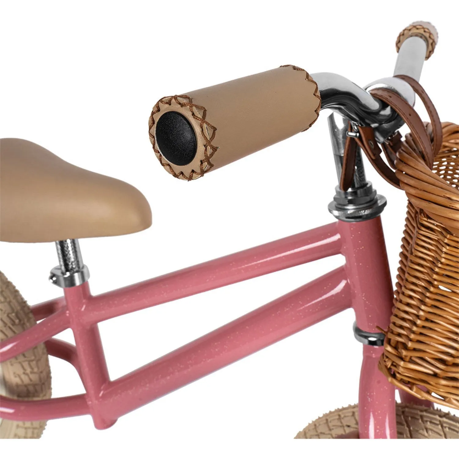 Konges Sljd Sparkling Pink Balance Bicycle Glitter