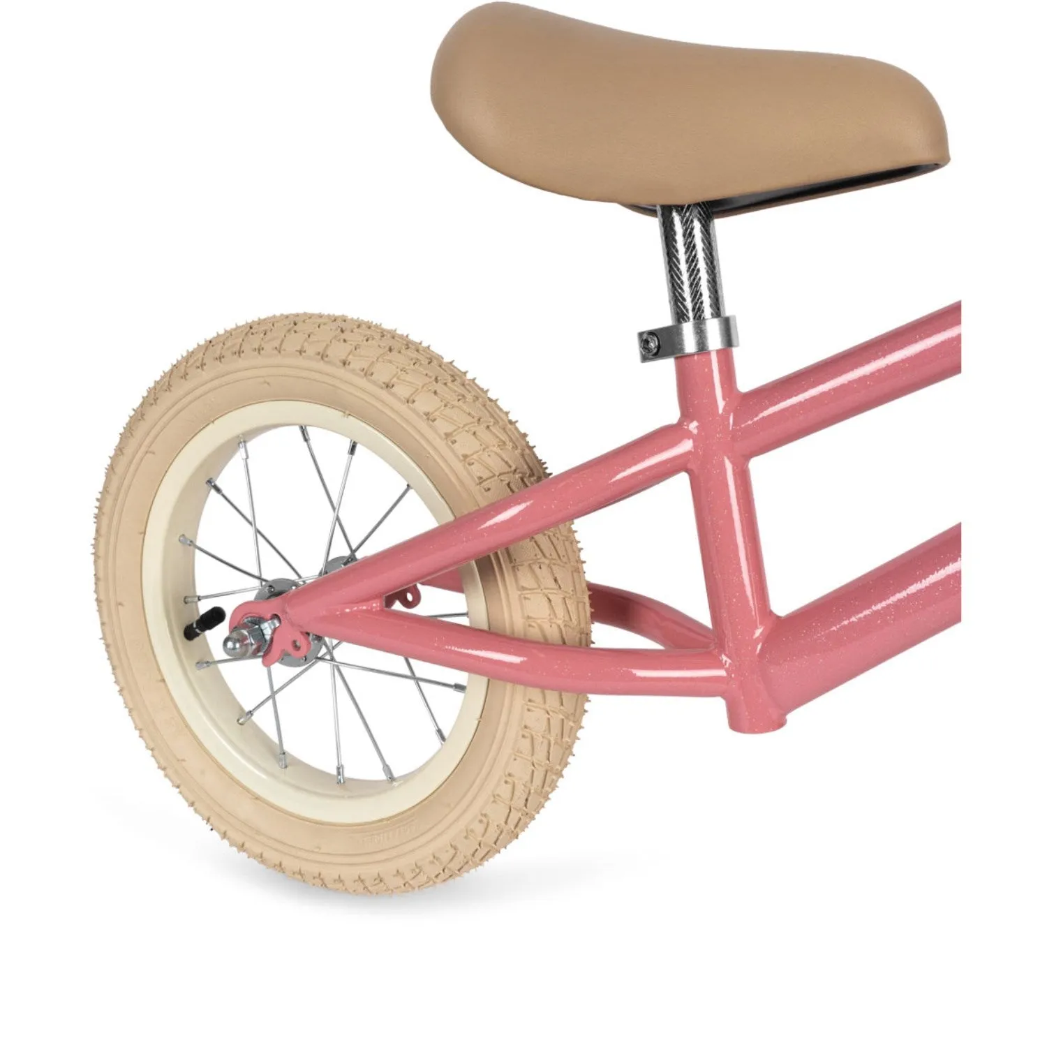 Konges Sljd Sparkling Pink Balance Bicycle Glitter