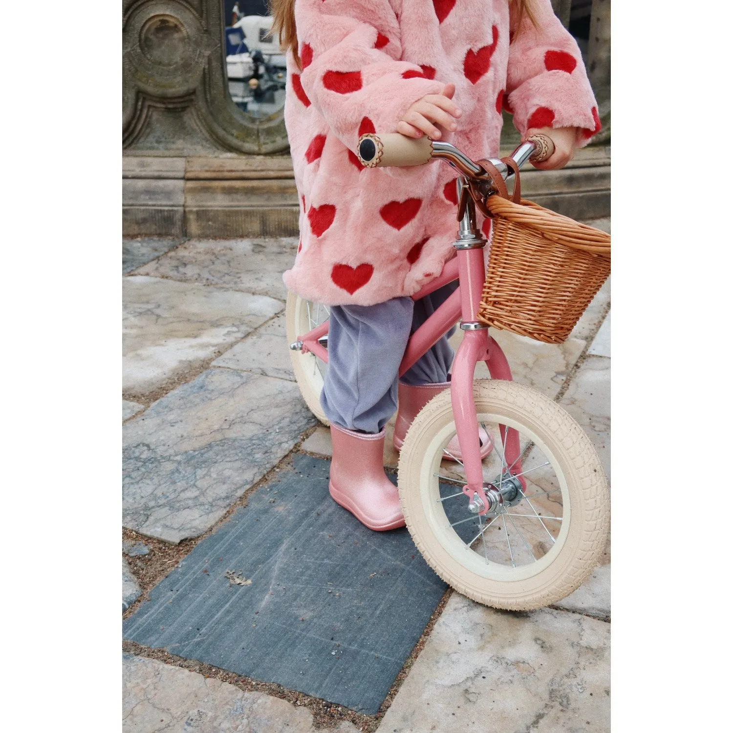 Konges Sljd Sparkling Pink Balance Bicycle Glitter