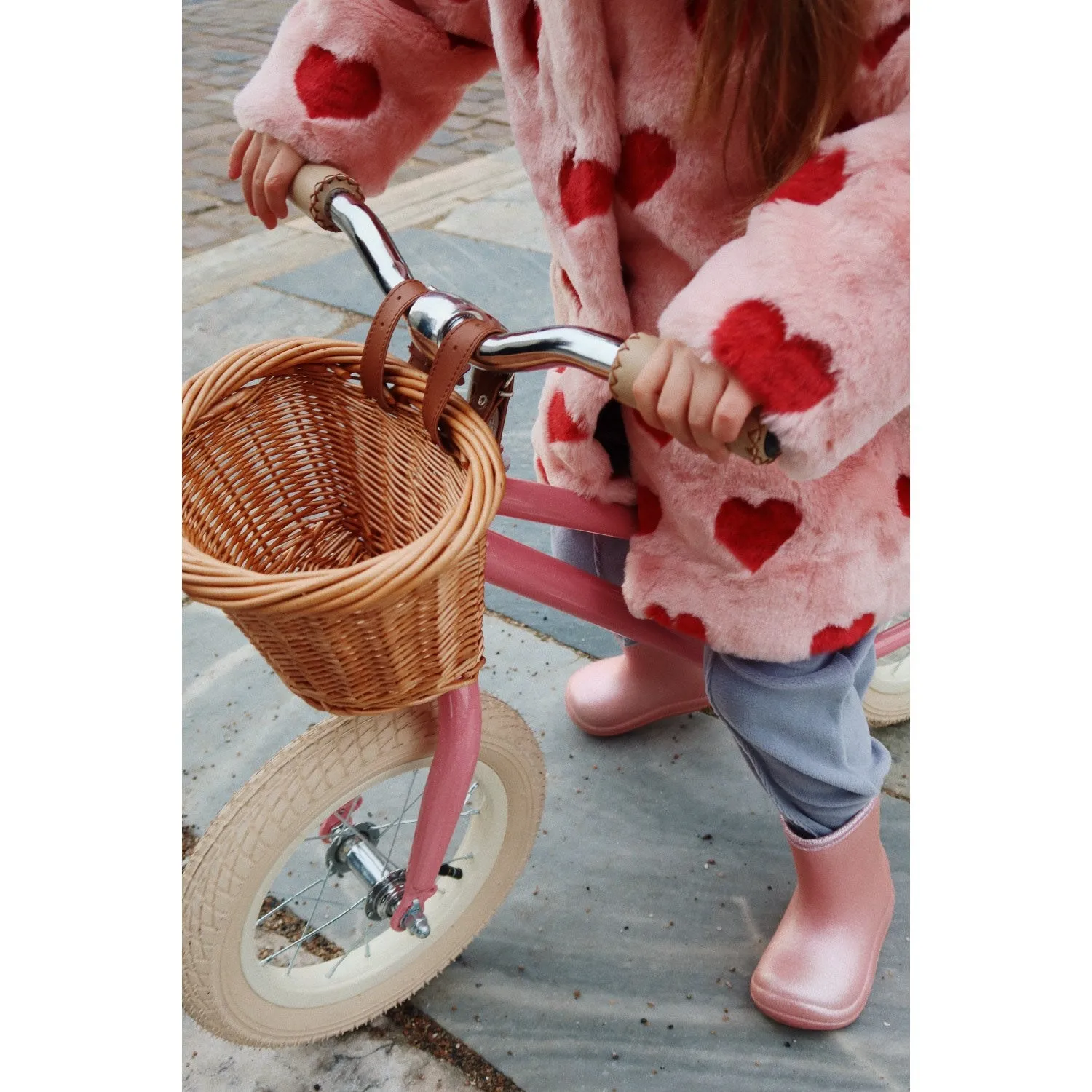 Konges Sljd Sparkling Pink Balance Bicycle Glitter