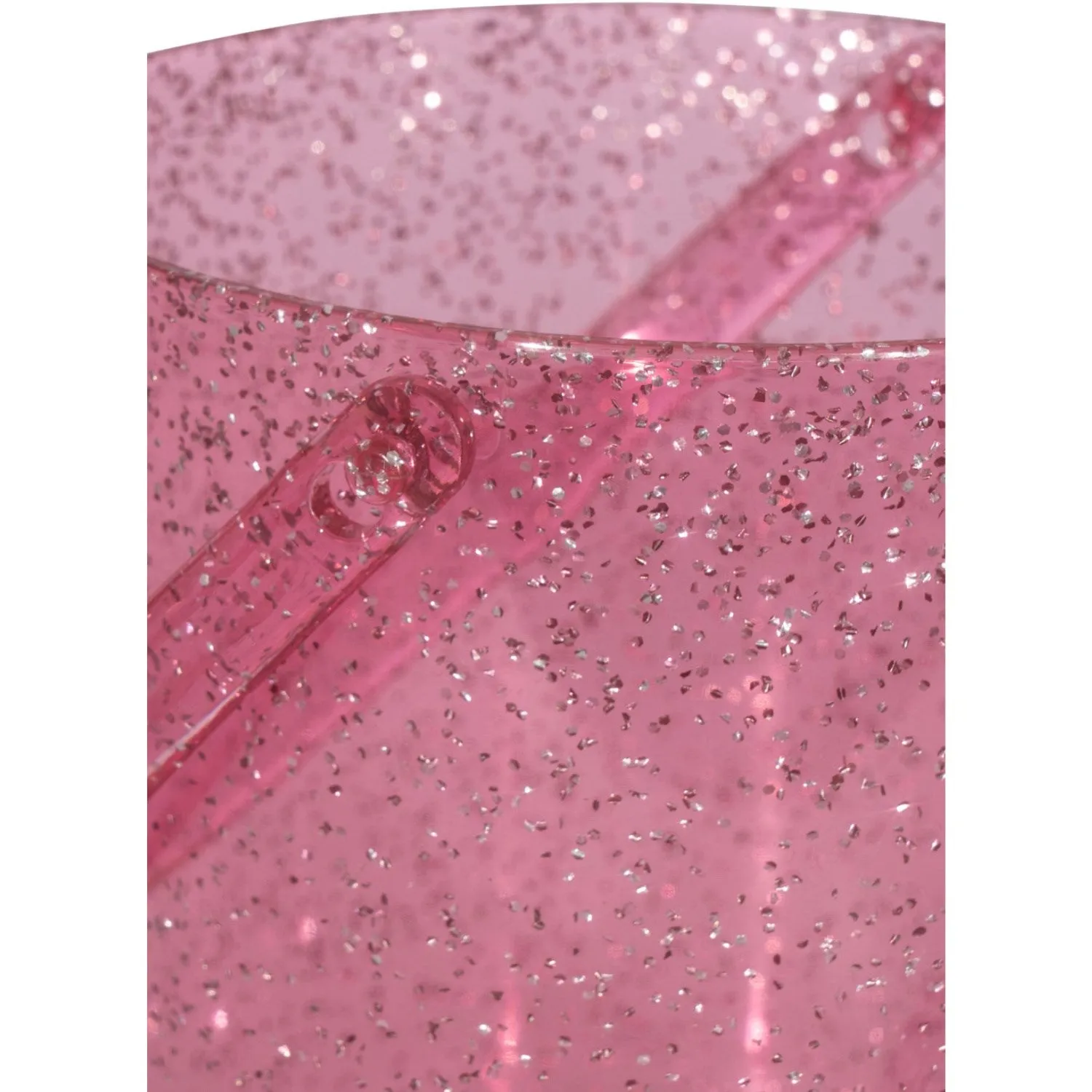 Konges Sljd Sparkling Pink Beach Bucket And Shovel Glitter
