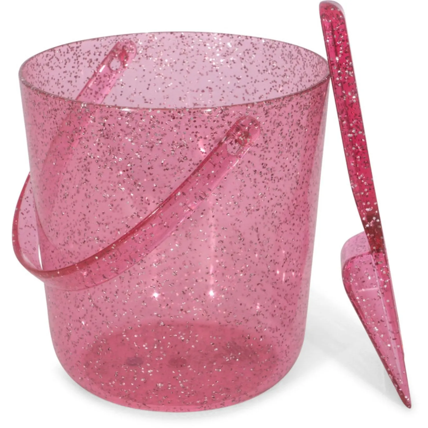 Konges Sljd Sparkling Pink Beach Bucket And Shovel Glitter