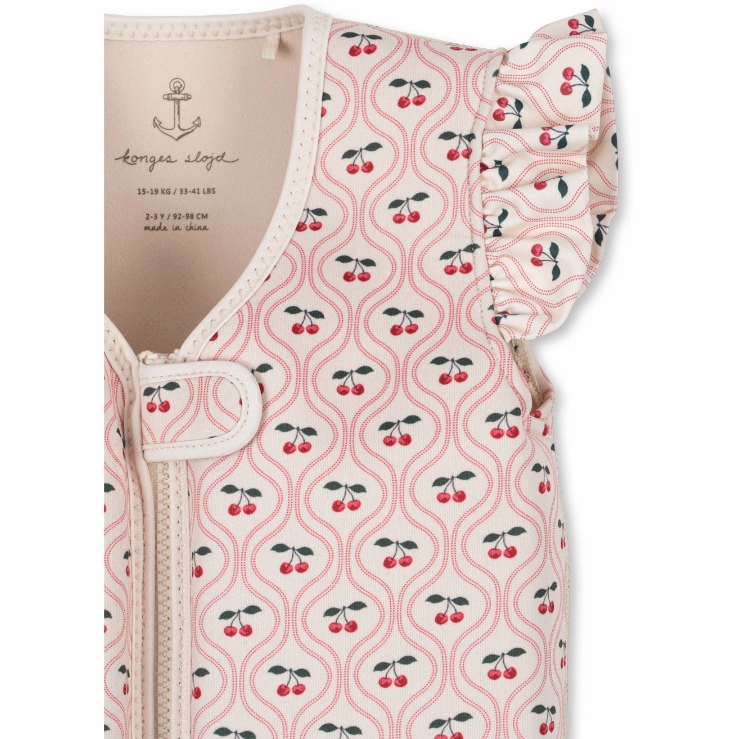 Konges Sljd Cherry Pink Motif Avery Swim Vest