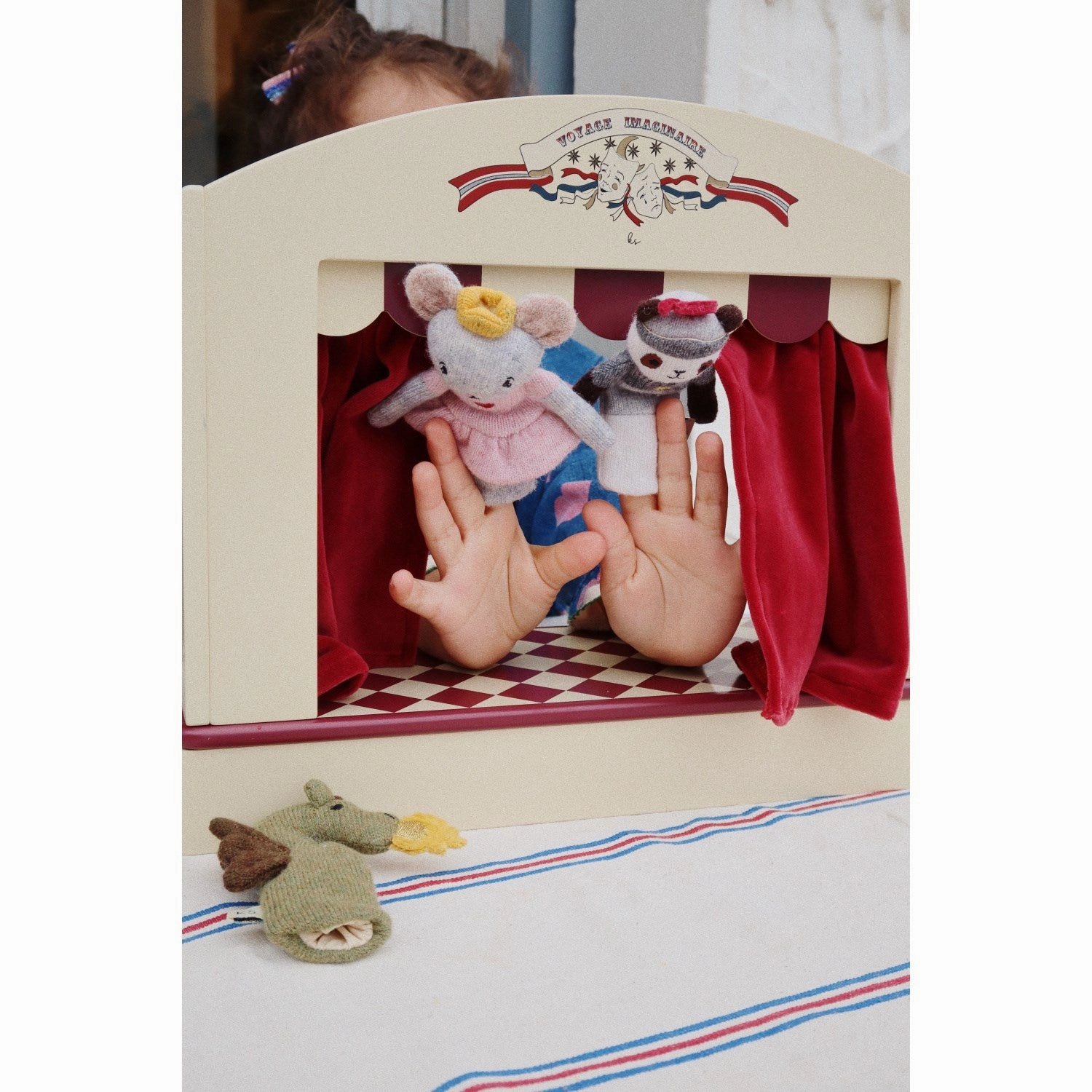 Konges Sljd Dried Sage Wooden Puppet Theater Fsc