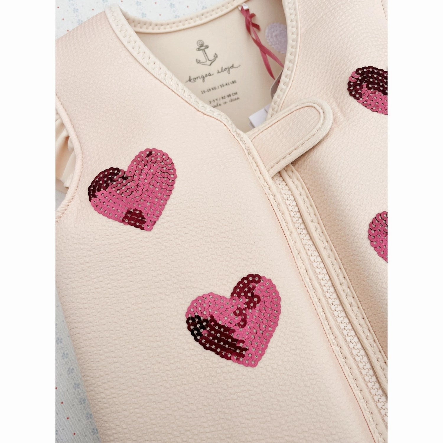 Konges Sljd Ecru Avery Swim Vest