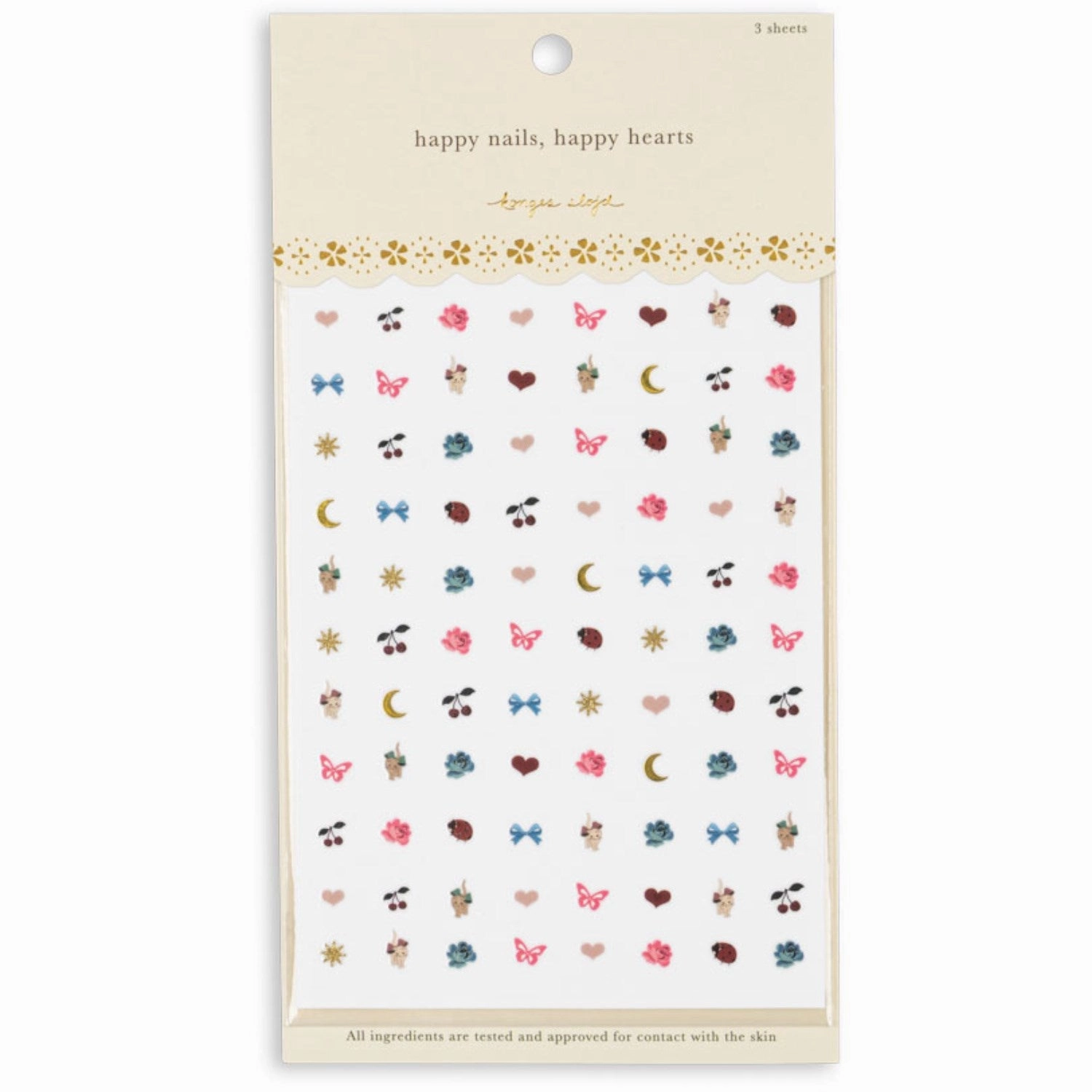 Konges Sljd Girl Nail Stickers