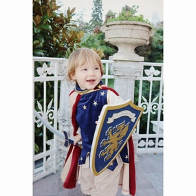 Konges Sljd Midnight Navy Knight Sword And Shield