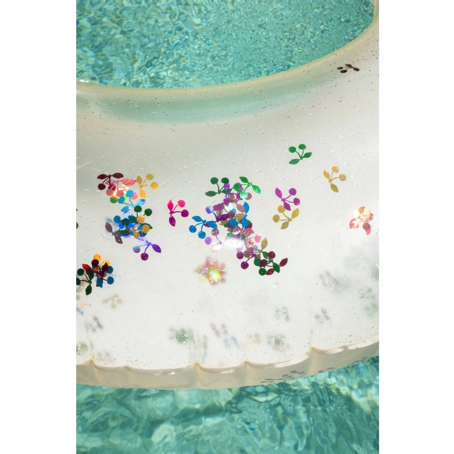 Konges Sljd Multi Cherry Transparent Grande Swim Ring Transparent