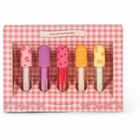 Konges Sljd Multi Glitter Lip Gloss 5 Pcs
